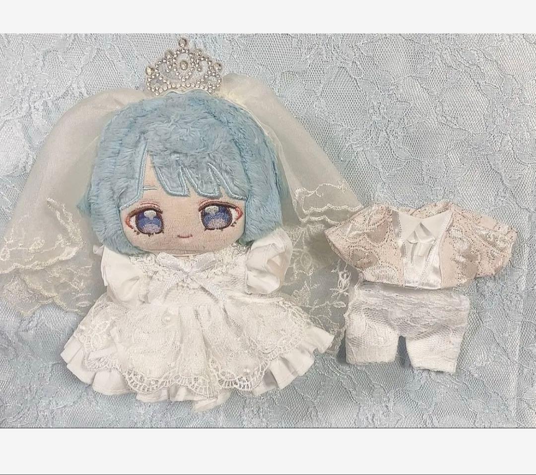 ぬい服 青のドレス パニエ ウエディング おまとめ
