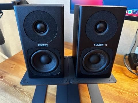 Fostex PM0.3 アクティブスピーカー スタンド付