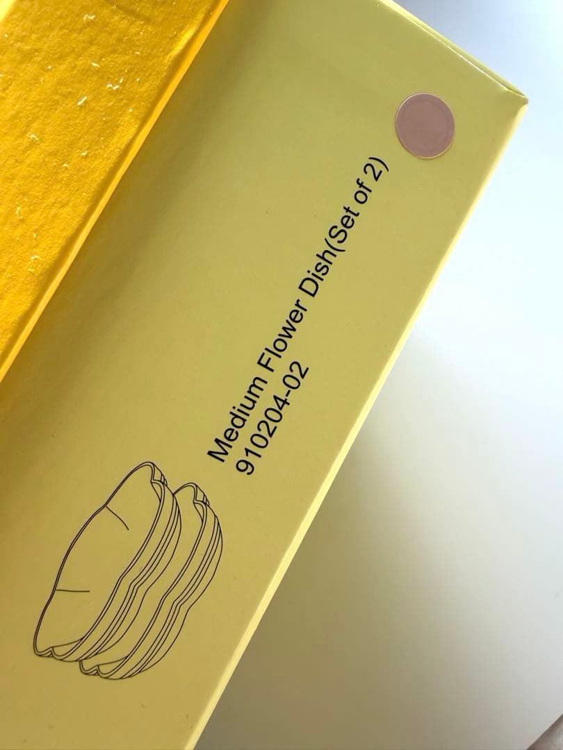 新品LE CREUSET ル・クルーゼ ミディアムフラワーディッシュ 2枚