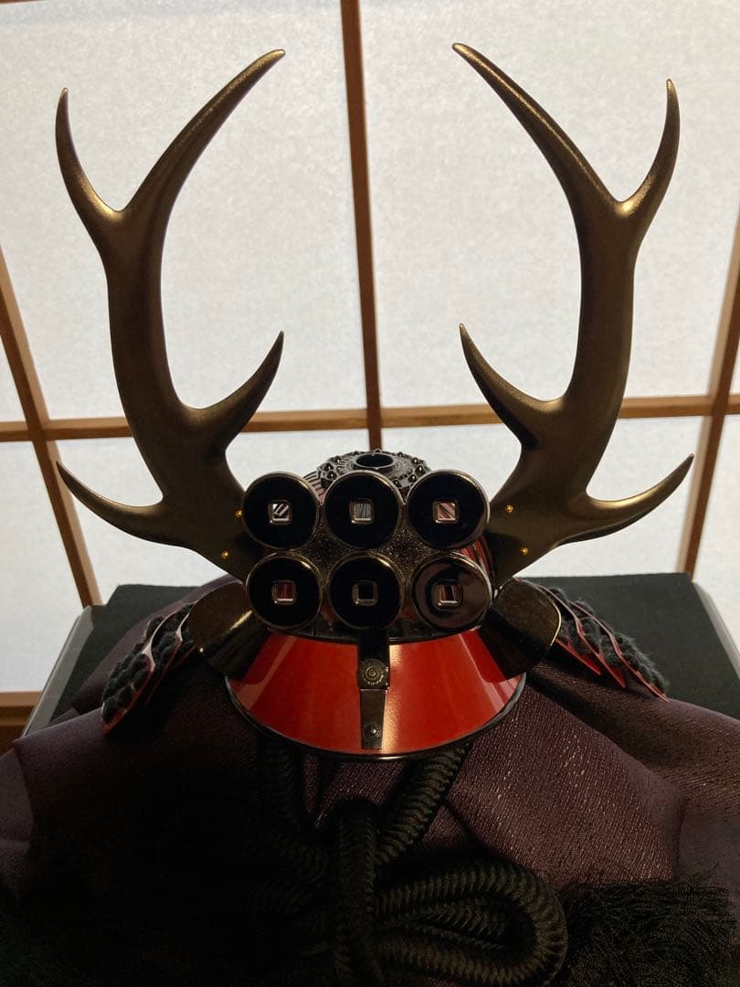 【美品】五月人形　真田幸村　平安翠鳳作　御兜