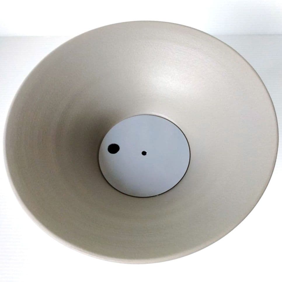 立花 花器 池坊 池坊好み 陶器 光山 生け花 華道 自由花 パープル グレー