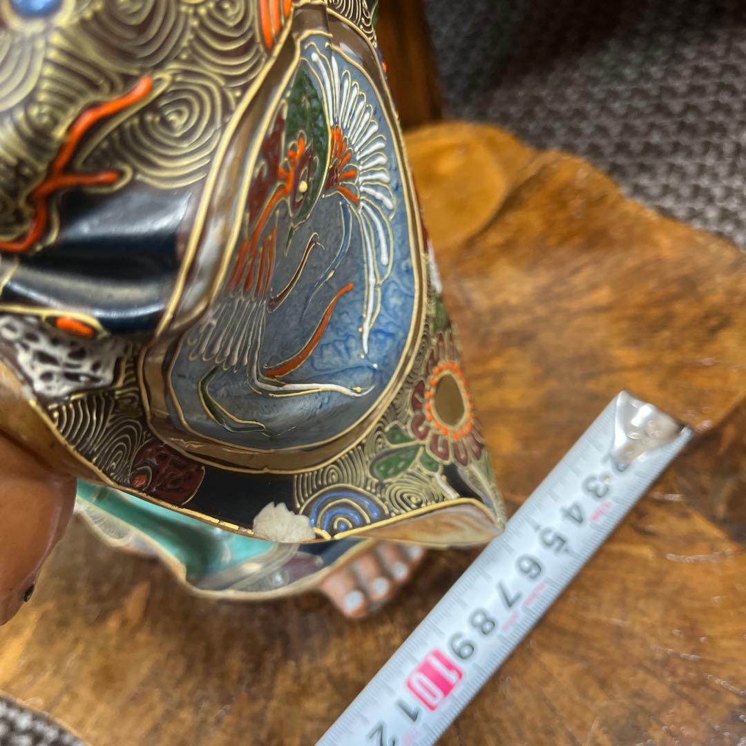 古美術金彩九谷焼布袋様　仏教美術 古美術　骨董品　七福神　石川県