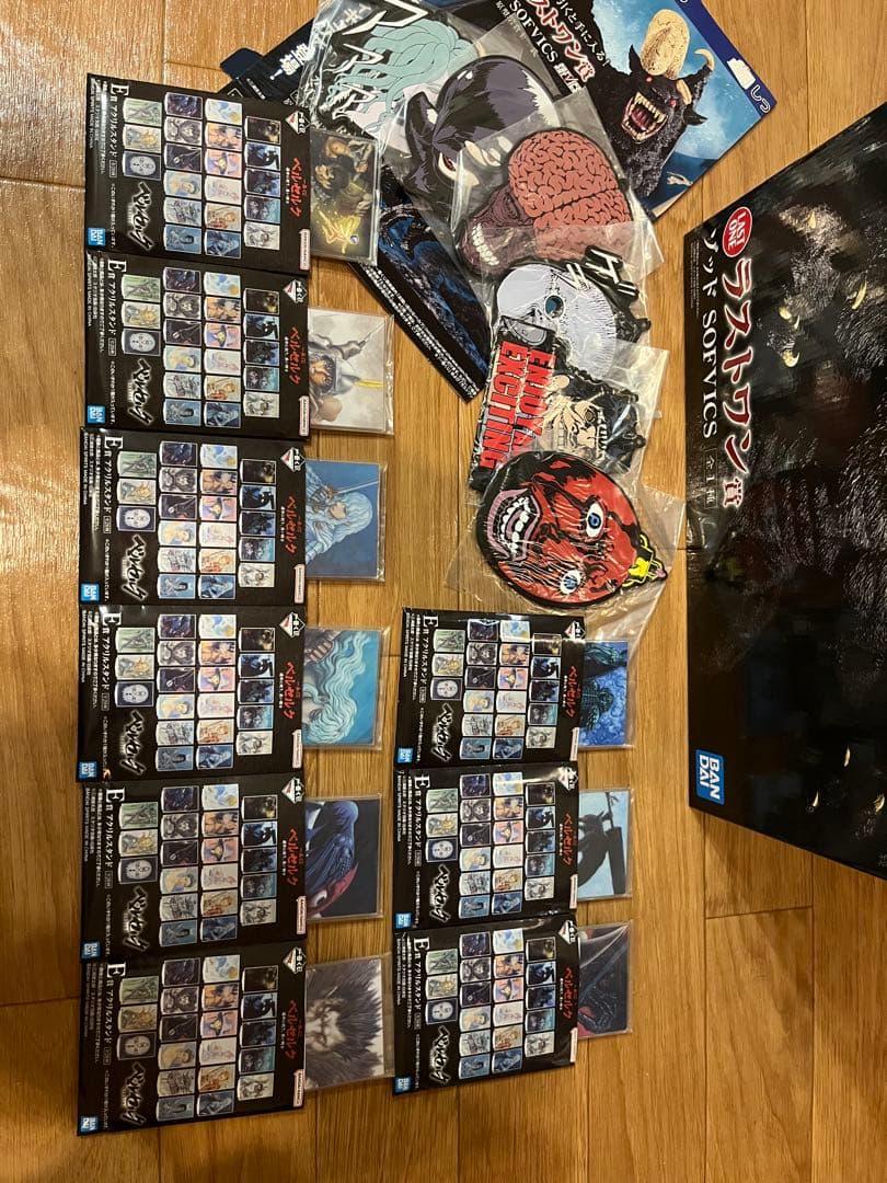 ベルセルク　一番くじ　ゾッド（ラストワン）　ガッツC賞E賞F賞G賞※新品未開封