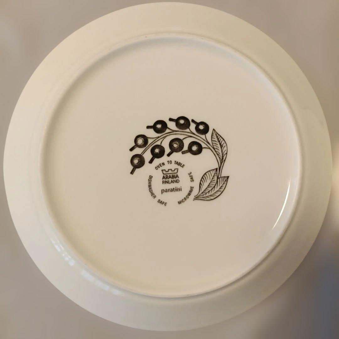 アラビア／イッタラ　パラティッシ（パープル）21cm プレート 2枚セット