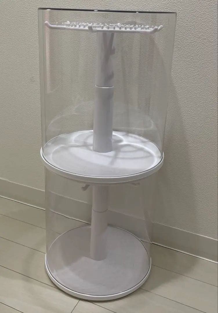 回転式クリアディスプレイケース 2セット