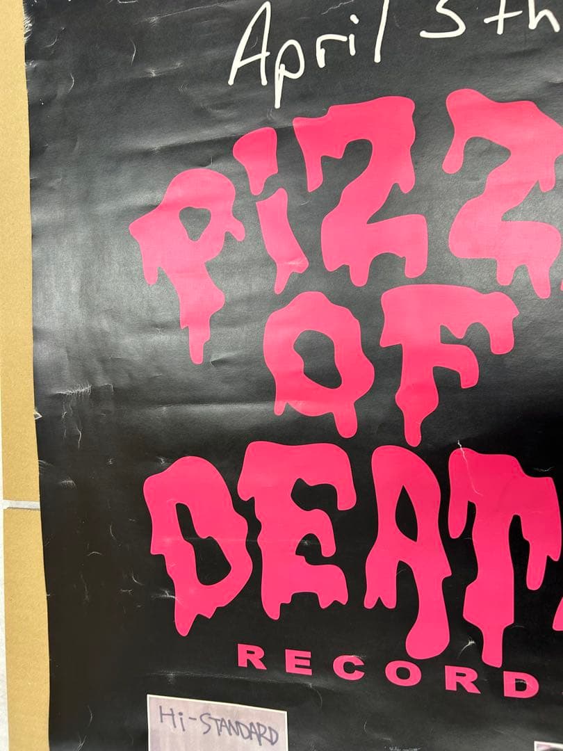 PIZZA OF DEATH ポスター　ハイスタ