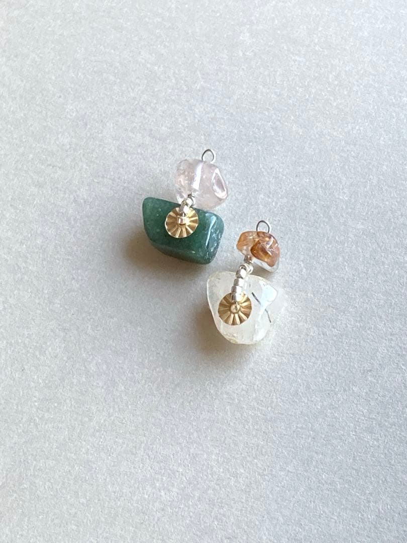 no.0383 グリーンジェイドと流れ星のソレイユ　一点物