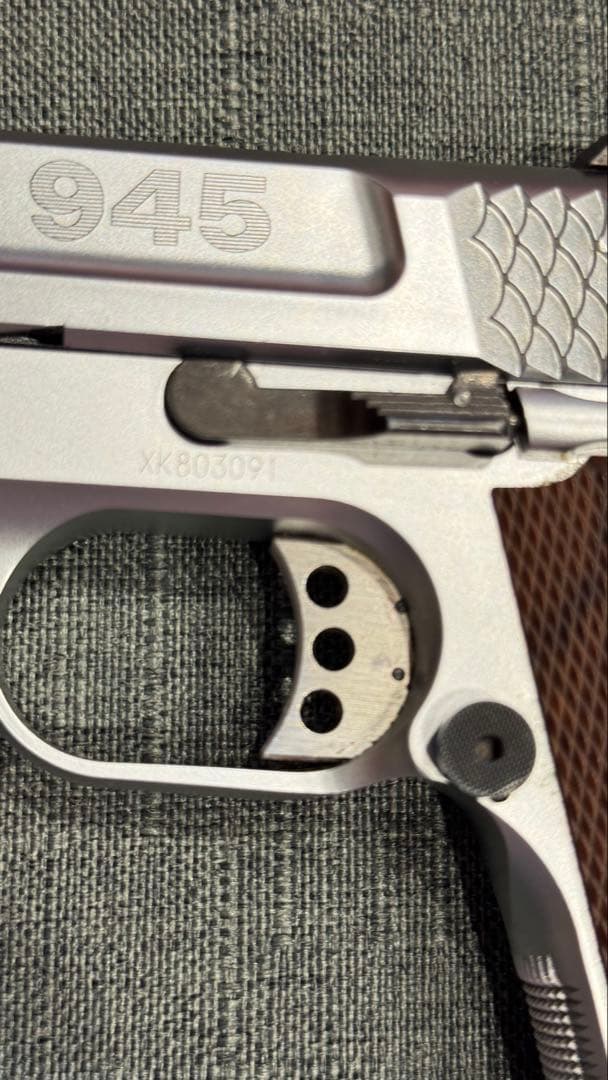 美品 KSC S&W M945 ステンレスシルバーモデル JASG安全基準適合