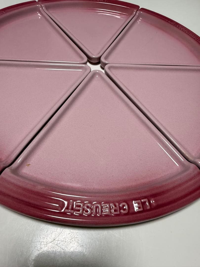ル・クルーゼ　プレート　ピザプレート　ケーキプレート　6枚 LE CREUSET