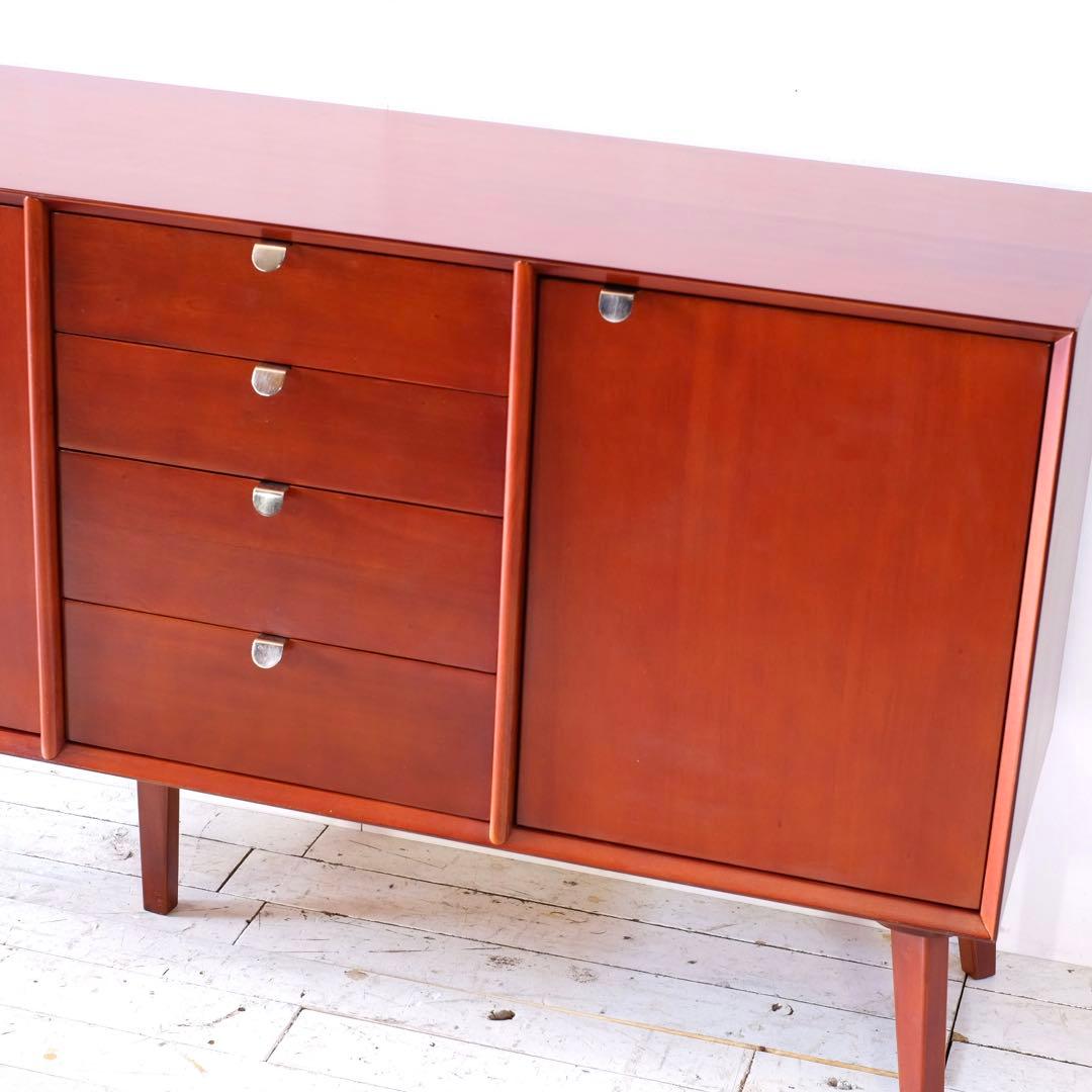 G 新品 160cm リビングボード キャビネット 北欧 ホテル仕様 収納