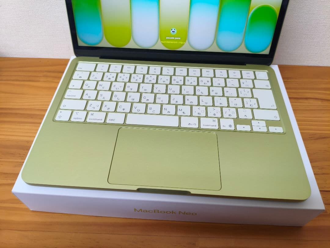 13インチMacBook Neo 8GB/512GB　シトラス
