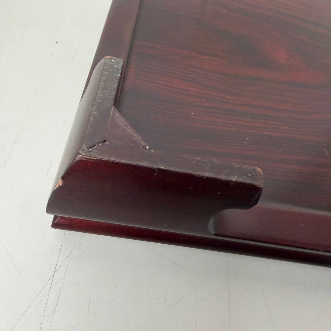 木彫り　熊　白熊　置物　架台　台座付き　北海道　シャケ