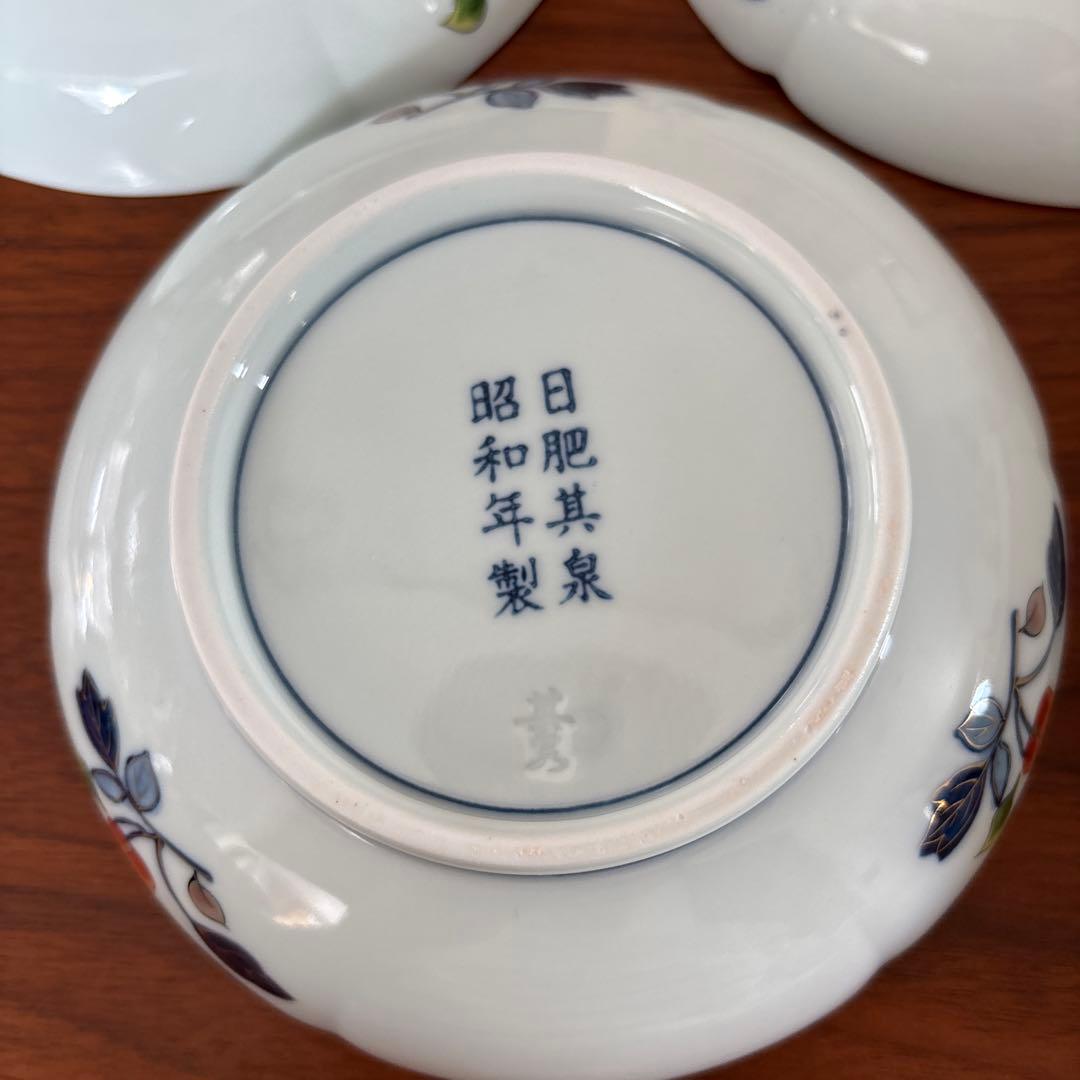 極錦金彩古伊万里　銘々皿揃