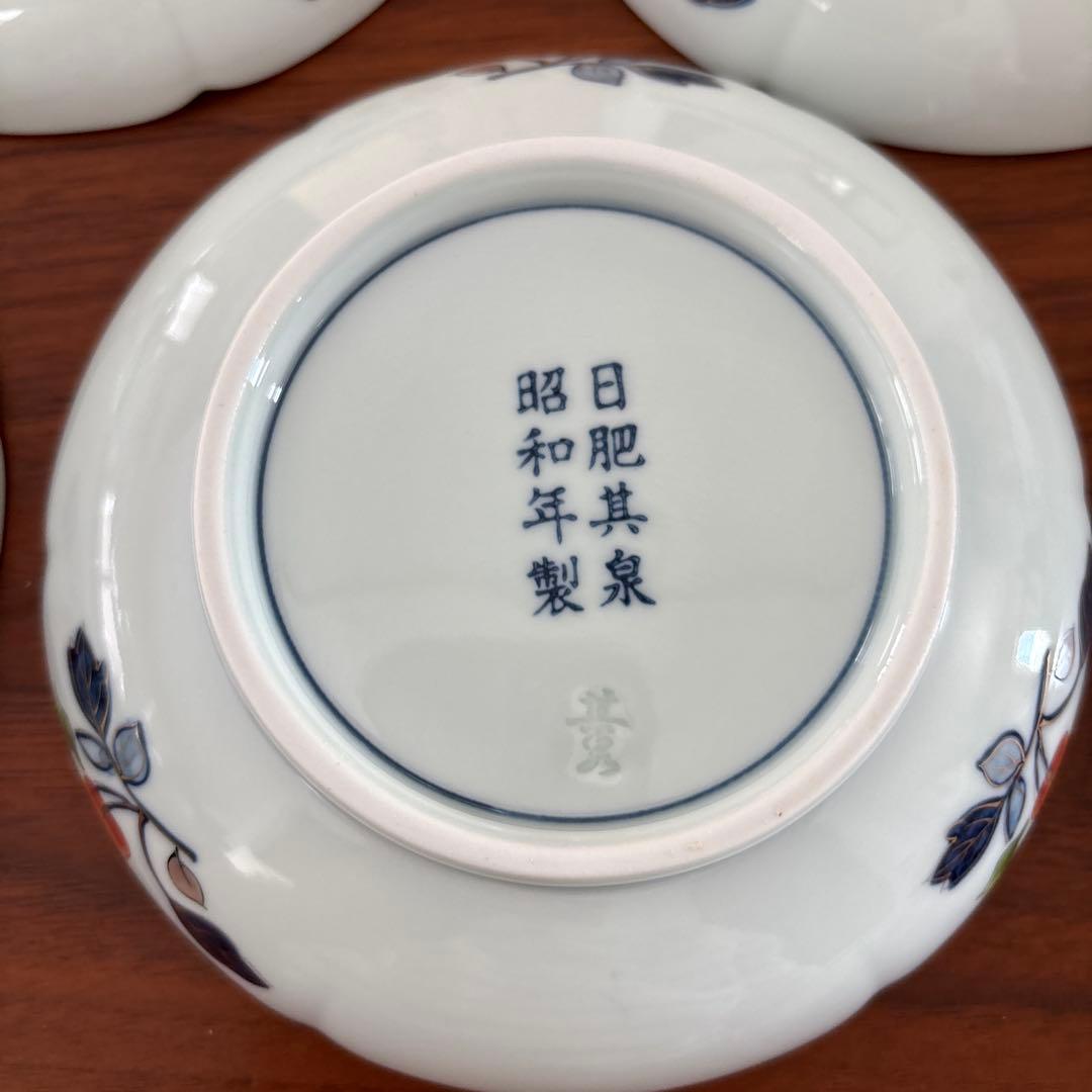 極錦金彩古伊万里　銘々皿揃