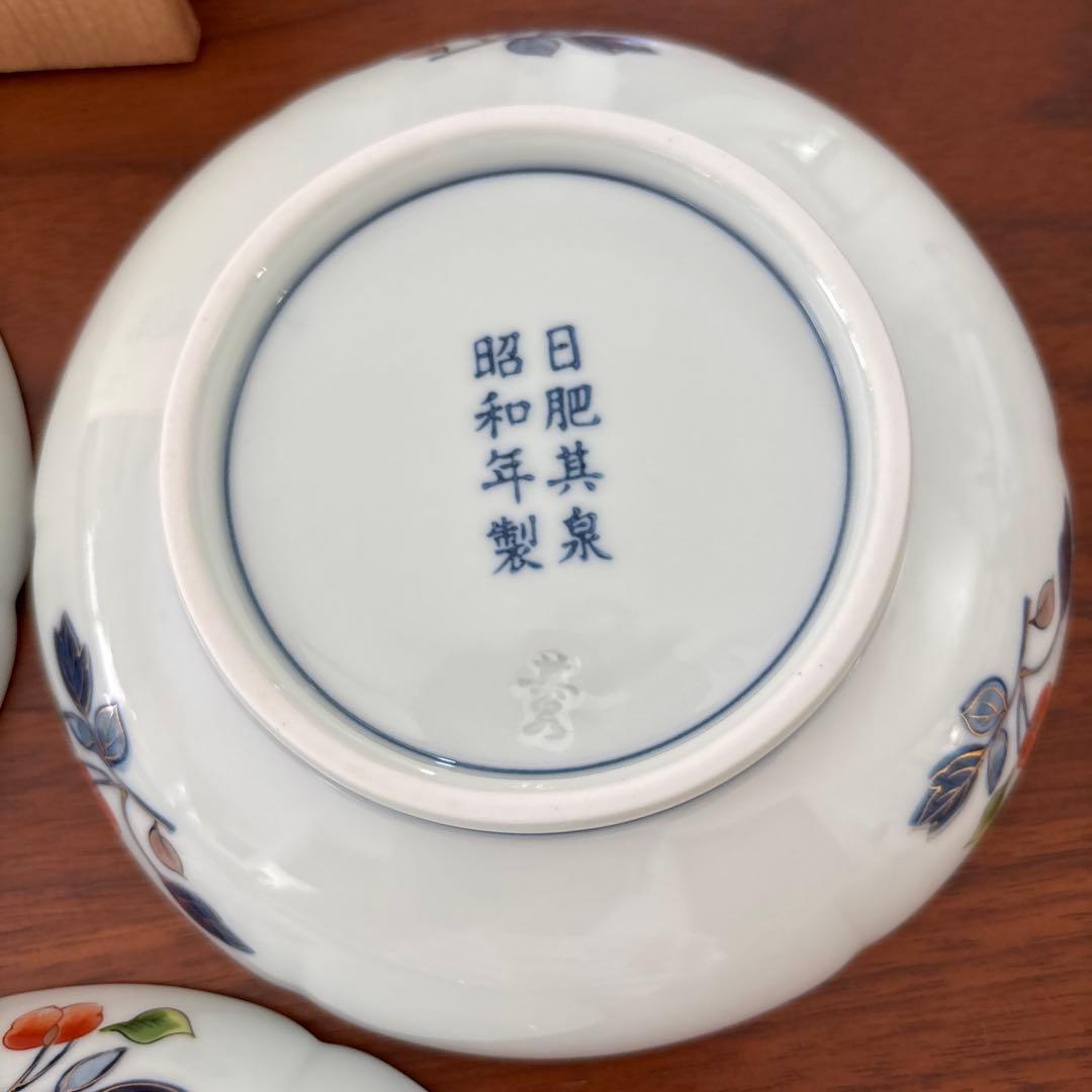 極錦金彩古伊万里　銘々皿揃