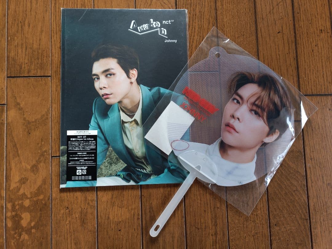 NCT127　クリアうちわ+CD　コンプセット