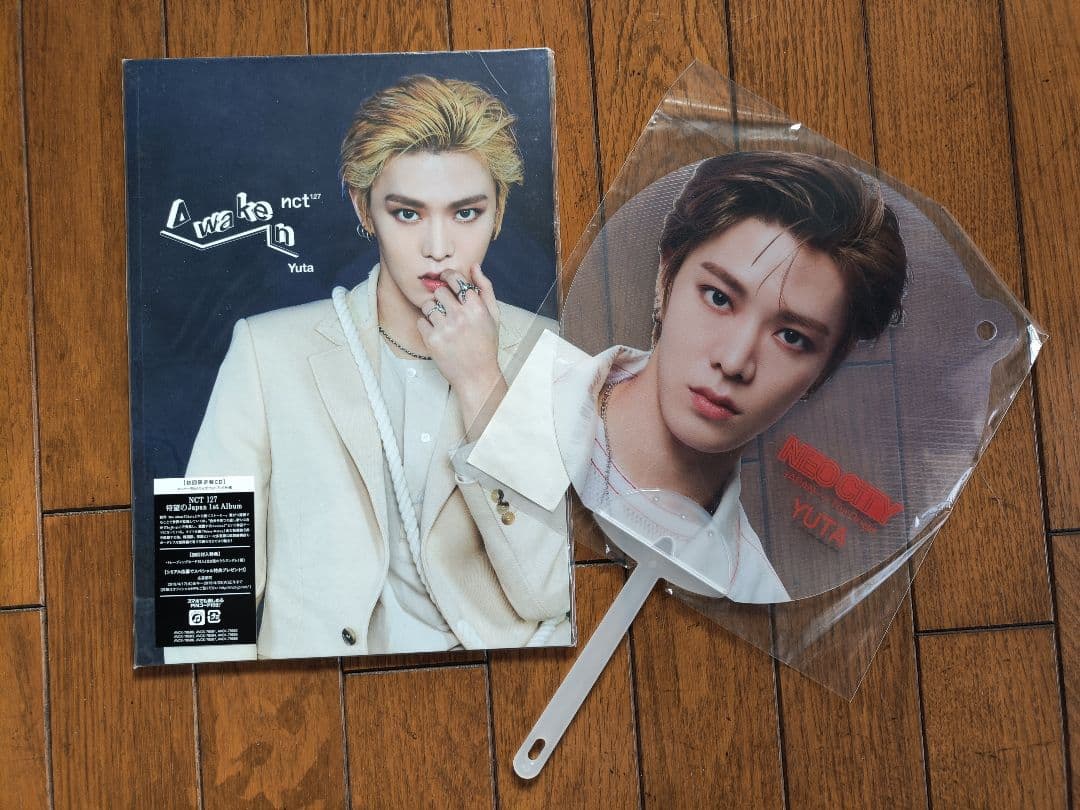 NCT127　クリアうちわ+CD　コンプセット
