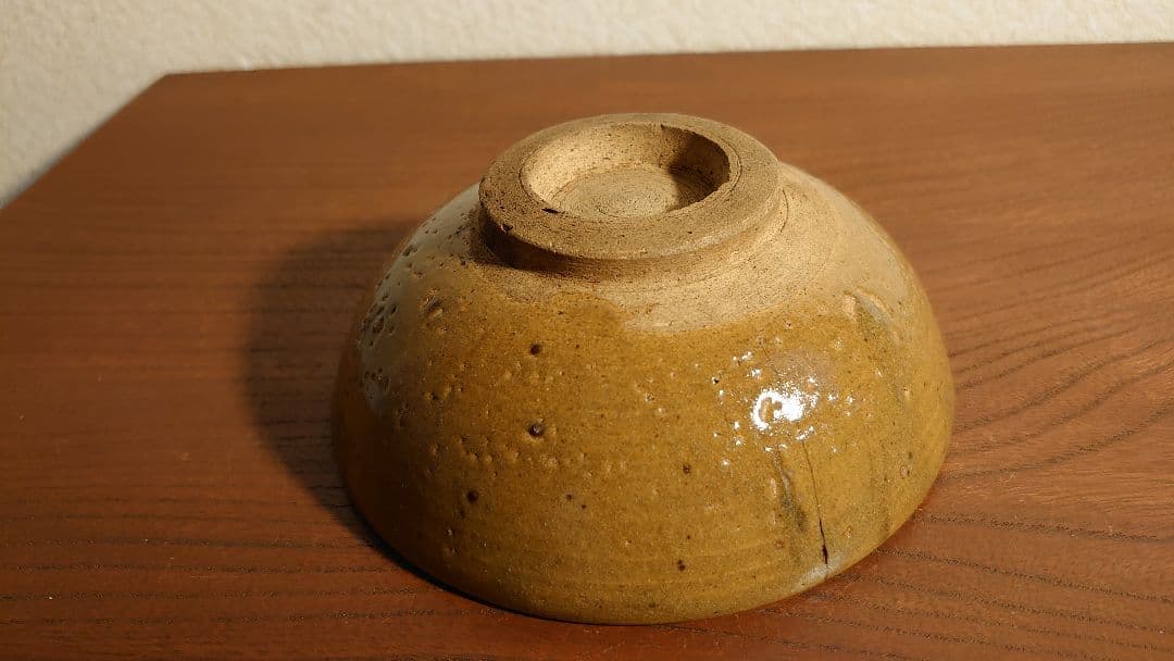 黄瀬戸　抹茶碗　菓子鉢　蔵出し　アンティーク抹茶碗　瀬戸焼　１客