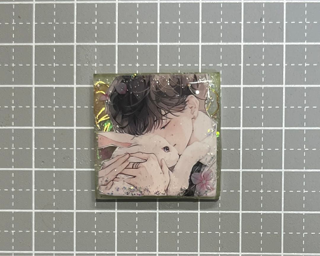 感謝価格(ㅅ´꒳` )むぎゅ♡(*ˊᵕˋ)ˊᵕˋ*)うさちゃん レジンヘアゴム