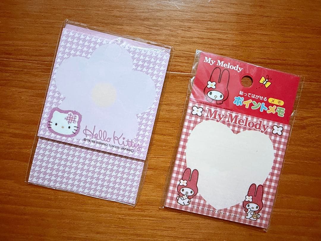 ハローキティ メモ帳 カオハナ 平成レトロ