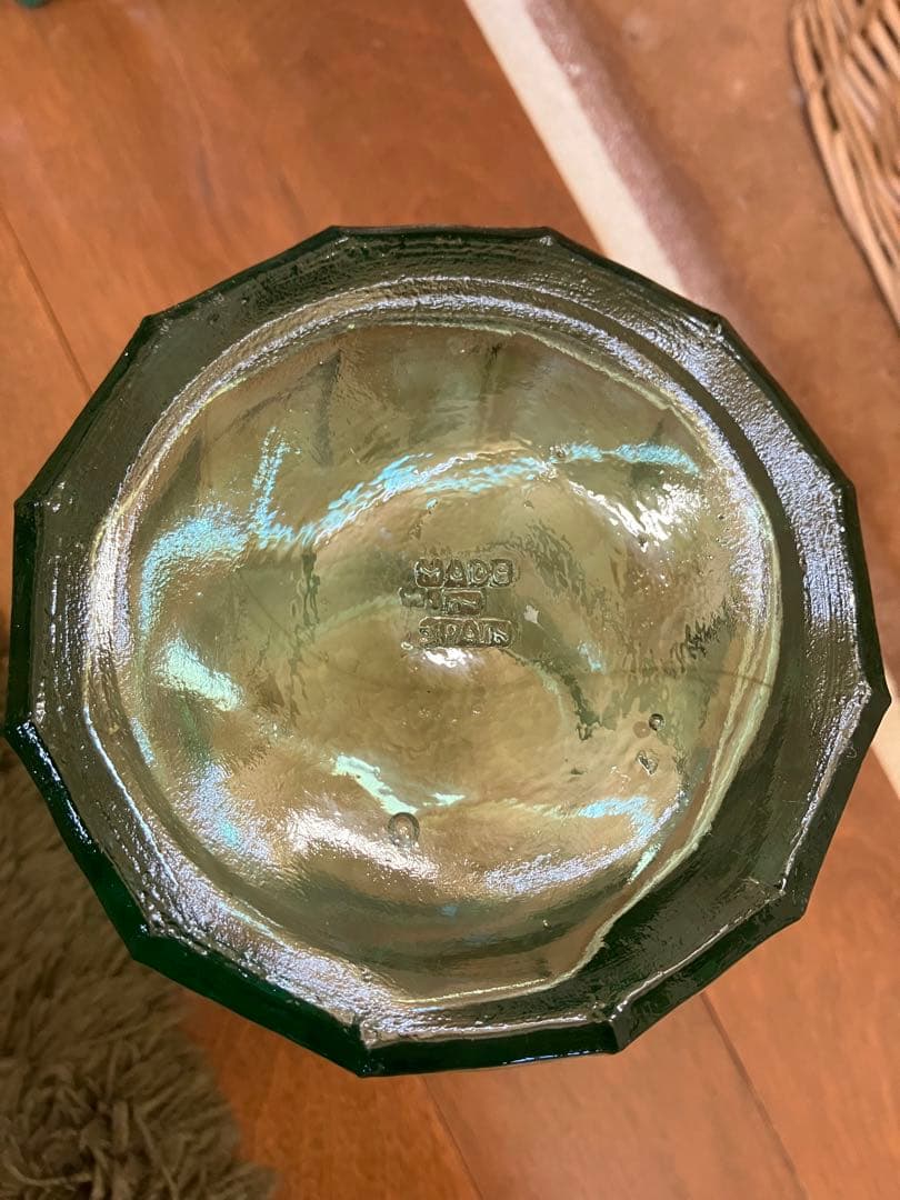 イタリア製＆スペイン製ガラスキャニスター　2点セット