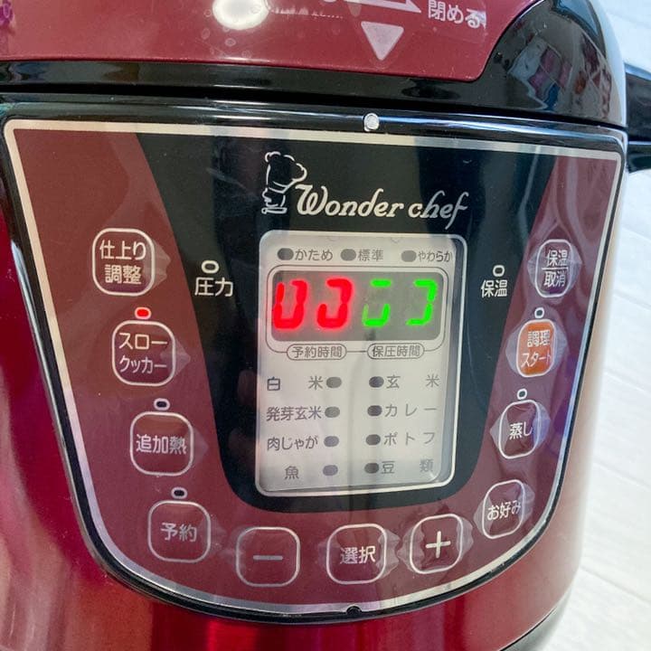 ワンダーシェフ 家庭用マイコン電気圧力鍋 3L OEDA30♡お値下げ♡