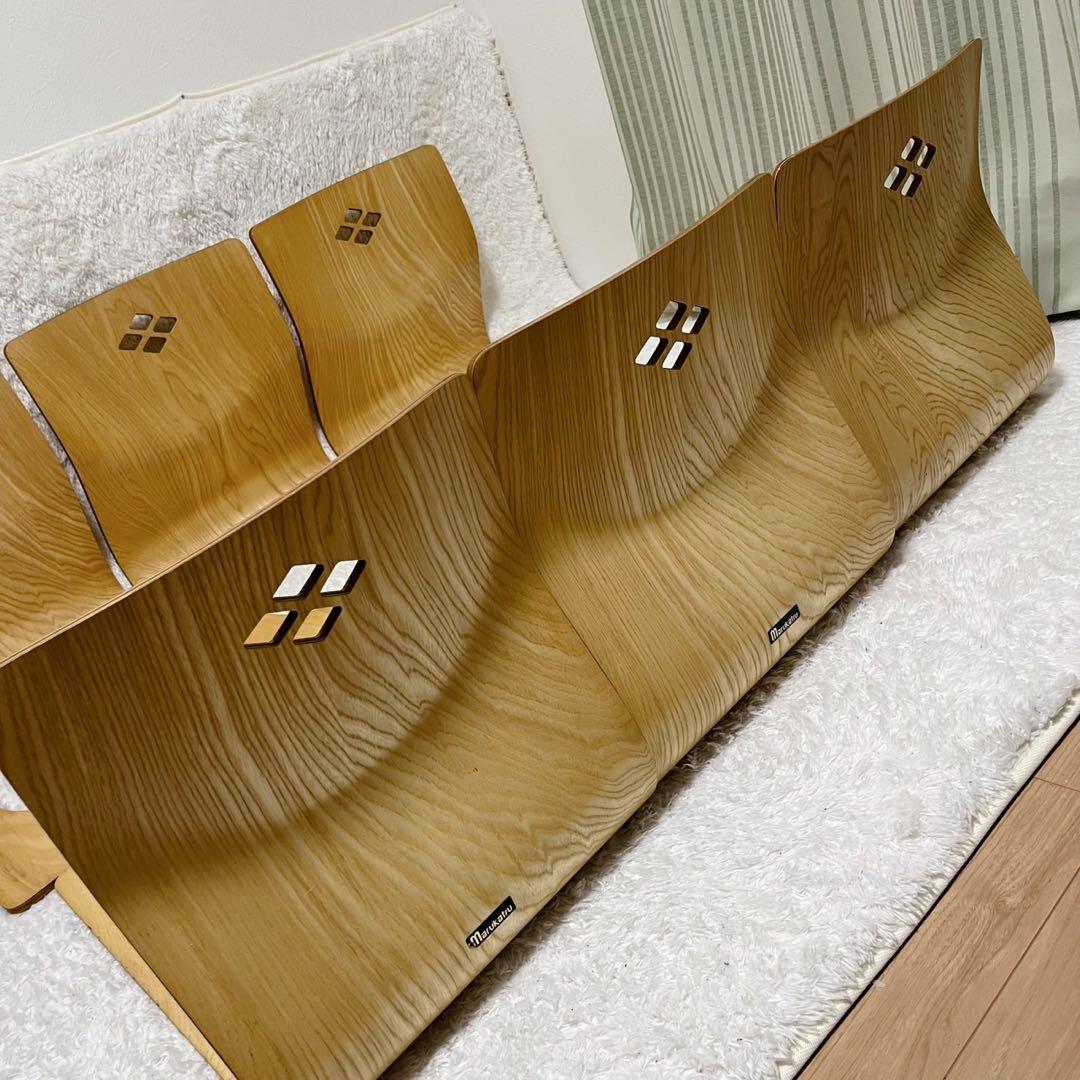 marukatsu 丸勝 木製 座椅子 6客 曲がり木 居酒屋 和室 旅館