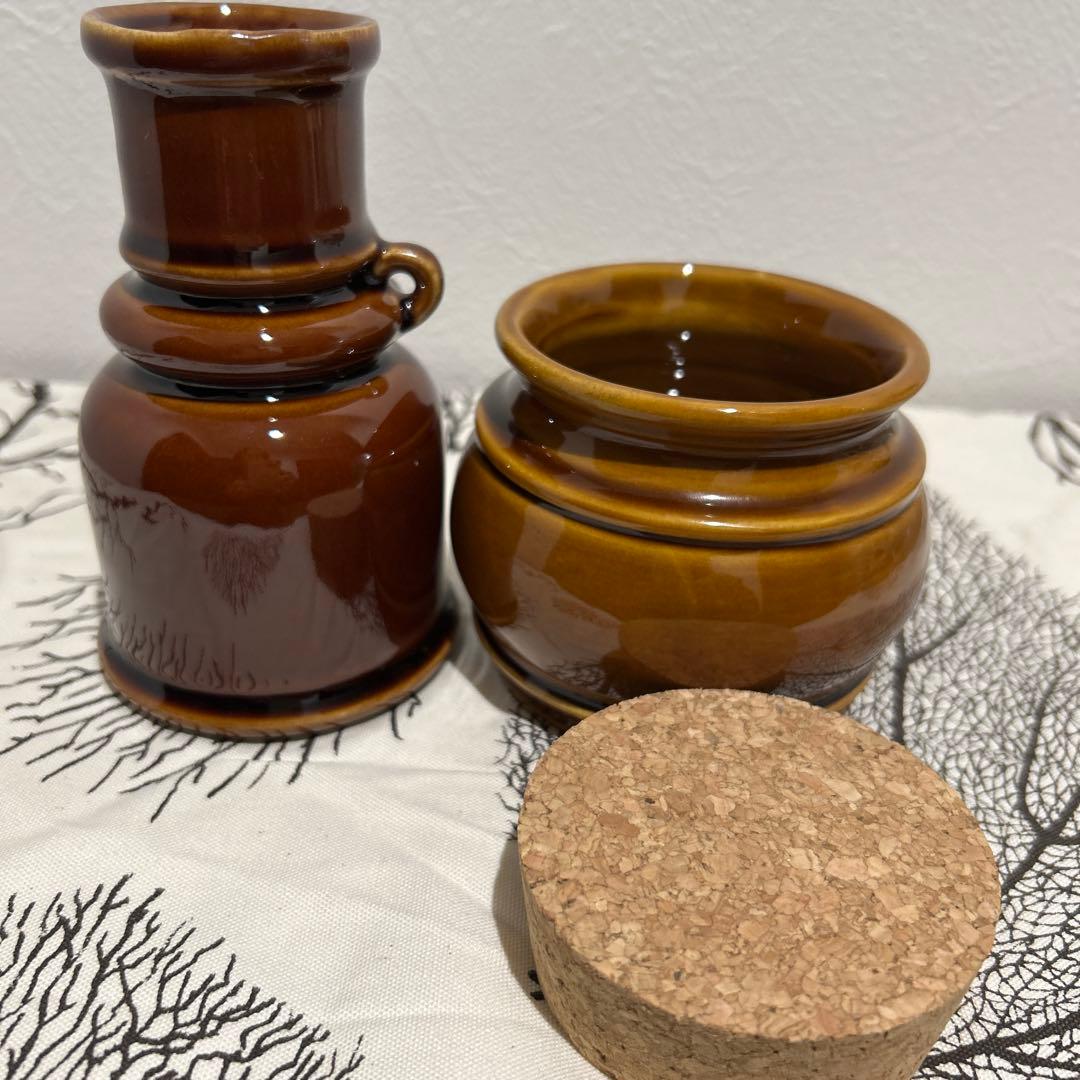 お値下げ　　　新品　スコープ　キッチンツールキャニスター　ブラウン　scope