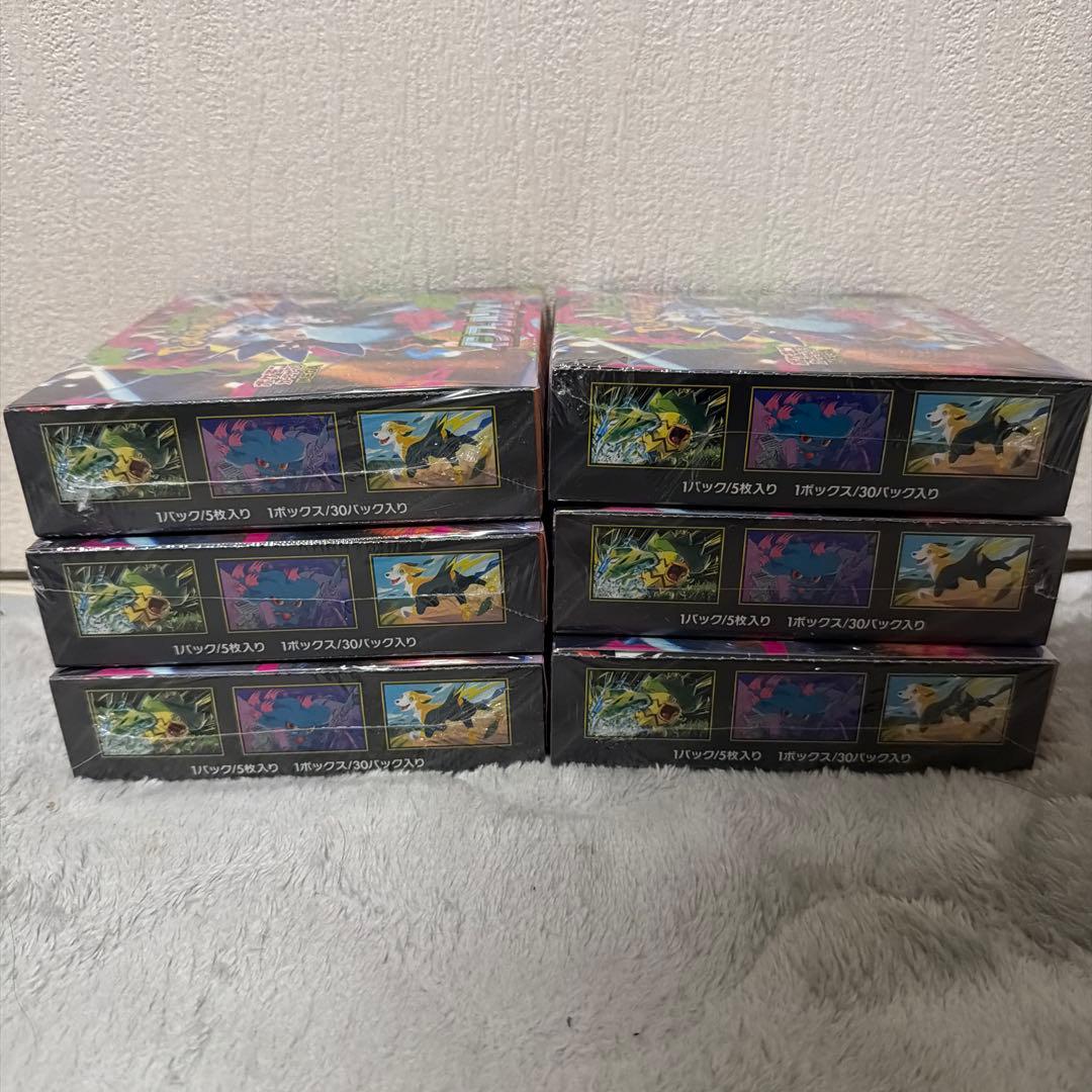 【新品未開封シュリンク付き】インフェルノX 6BOX ポケモンカードMEGA