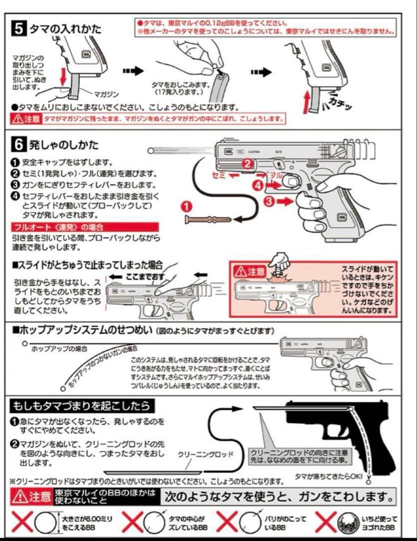 未使用品　東京マルイ　カスタム　グロックG18C 電動ブローバック　金属ピニオン