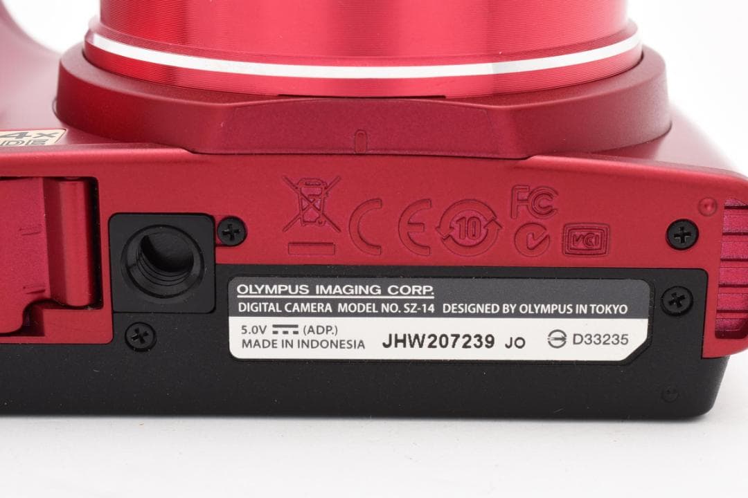 【極美品】OLYMPUS SZ-14 レッド　光学24倍