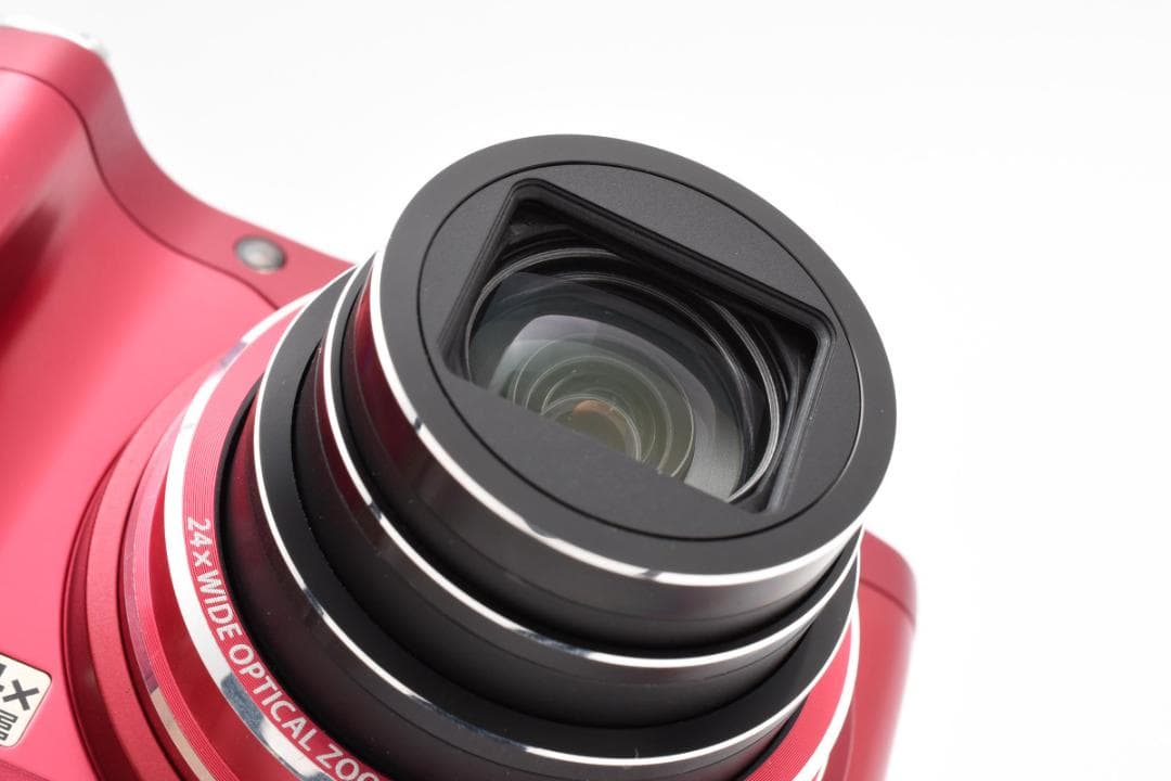 【極美品】OLYMPUS SZ-14 レッド　光学24倍