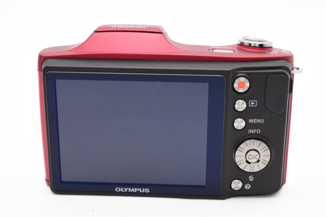 【極美品】OLYMPUS SZ-14 レッド　光学24倍