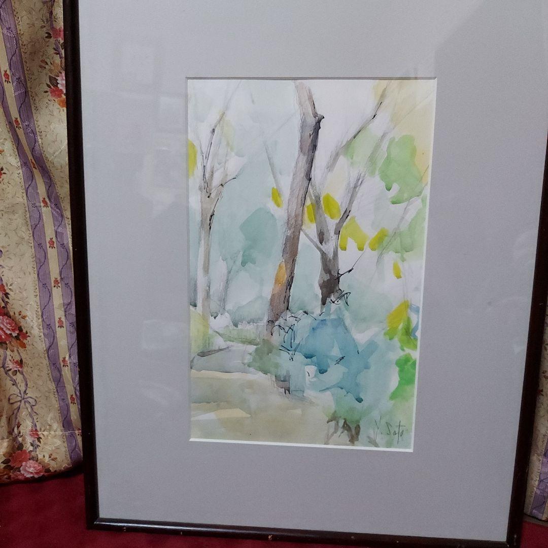 風景画 y,sato （額縁)