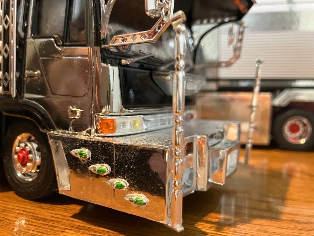 デコトラ、プロフィア、デカ箱、ダンプ、1／32、完成品