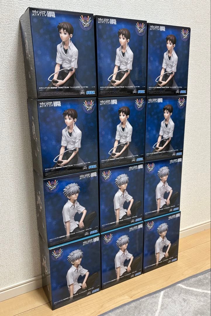 エヴァンゲリヲン 新劇場版 VIGNETTEUM シンジ カヲル 12体セット