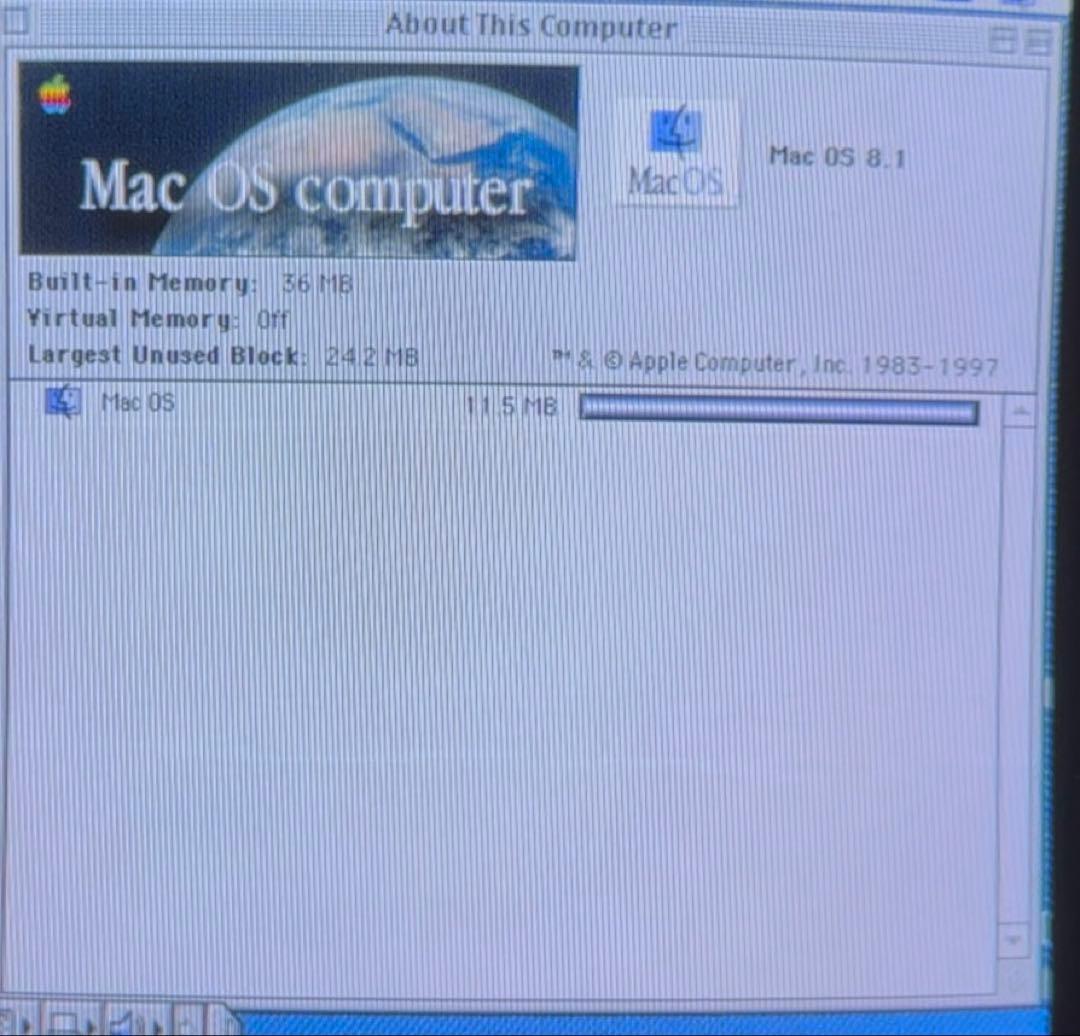 Macデスクトップ Mac Color Classic II Mystic BlueSCSI v2