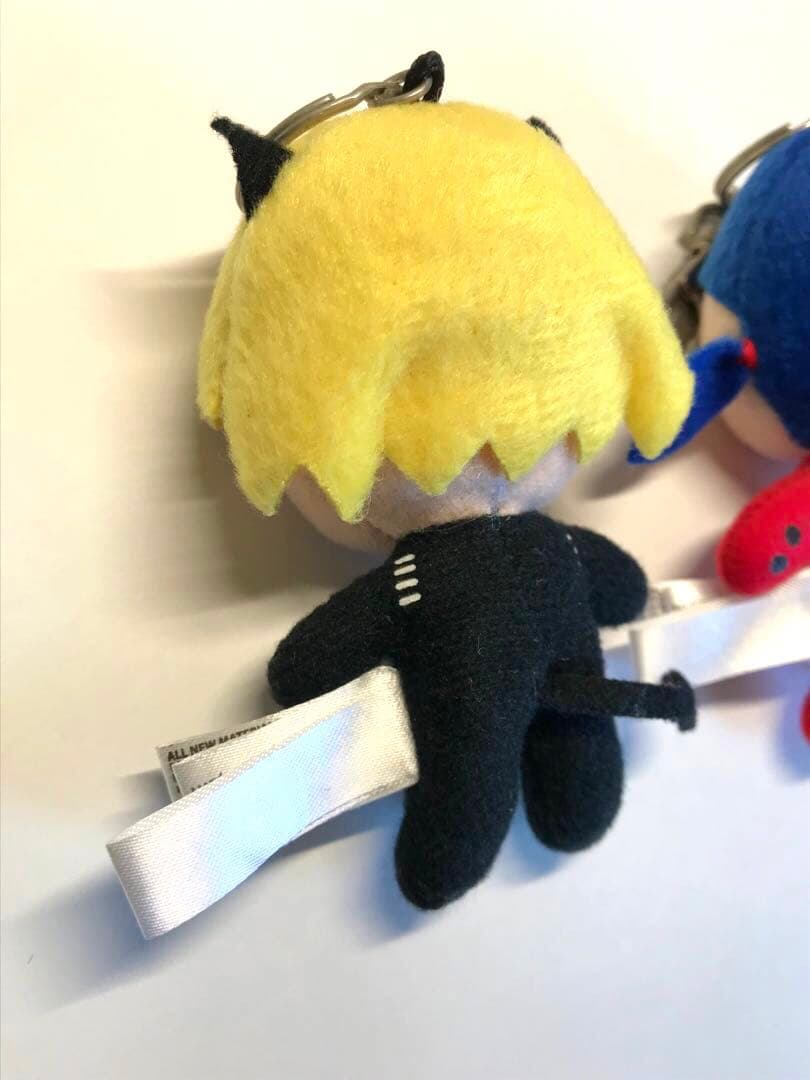 ミラキュラス　レディバグ＆シャノワール　ぬいぐるみ マスコットキーホルダーセット