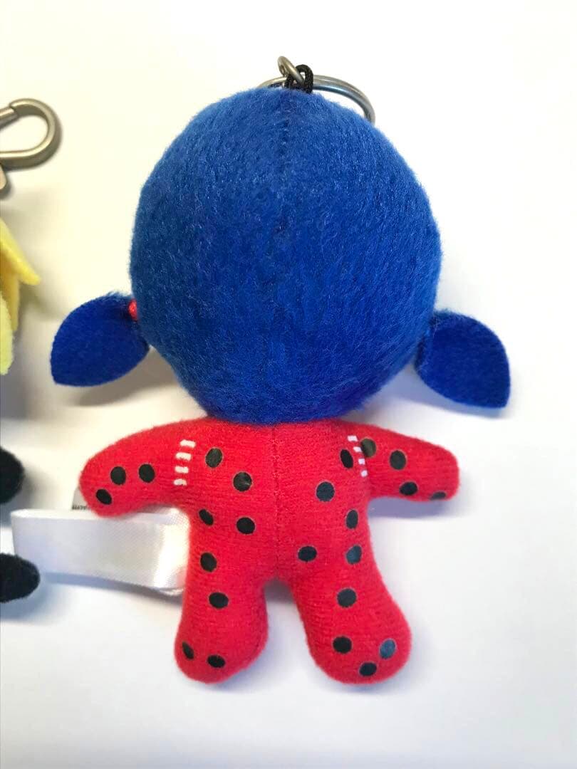 ミラキュラス　レディバグ＆シャノワール　ぬいぐるみ マスコットキーホルダーセット