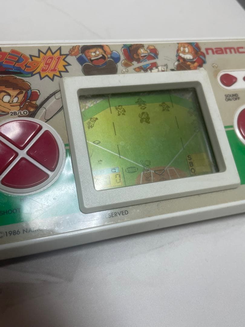 【起動確認済】ファミスタ91 ゲームウォッチ　【平成レトロ】