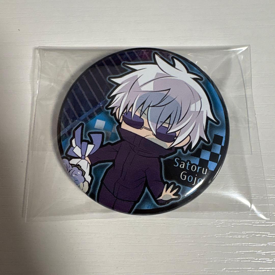 呪術廻戦　ぴた！でふぉめ　オープニング　缶バッジ　五条悟