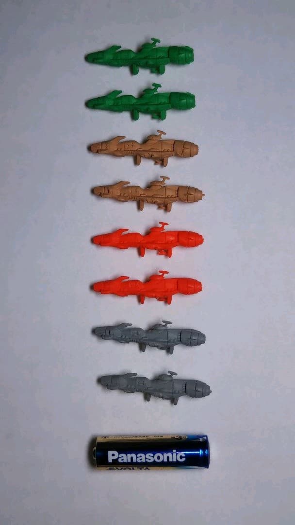 宇宙戦艦ヤマト消しゴム78個(当時もの)