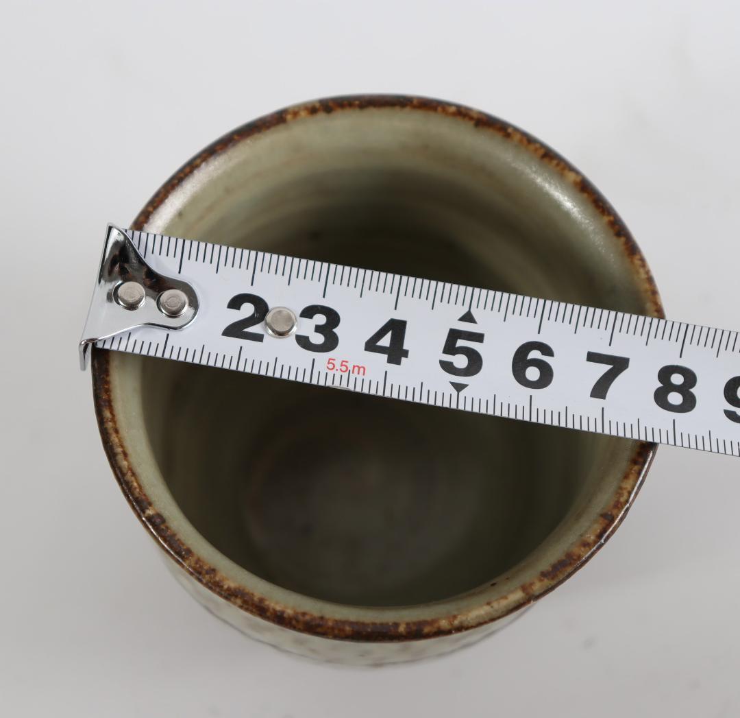 人間国宝 島岡達三 象嵌夫婦湯呑 共箱