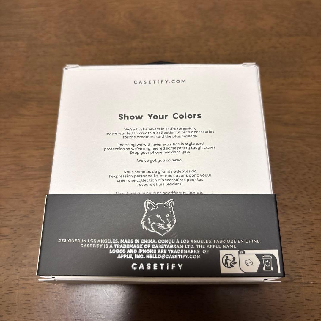 casetify ケースティファイ メゾンキツネ AirPods pro ケース