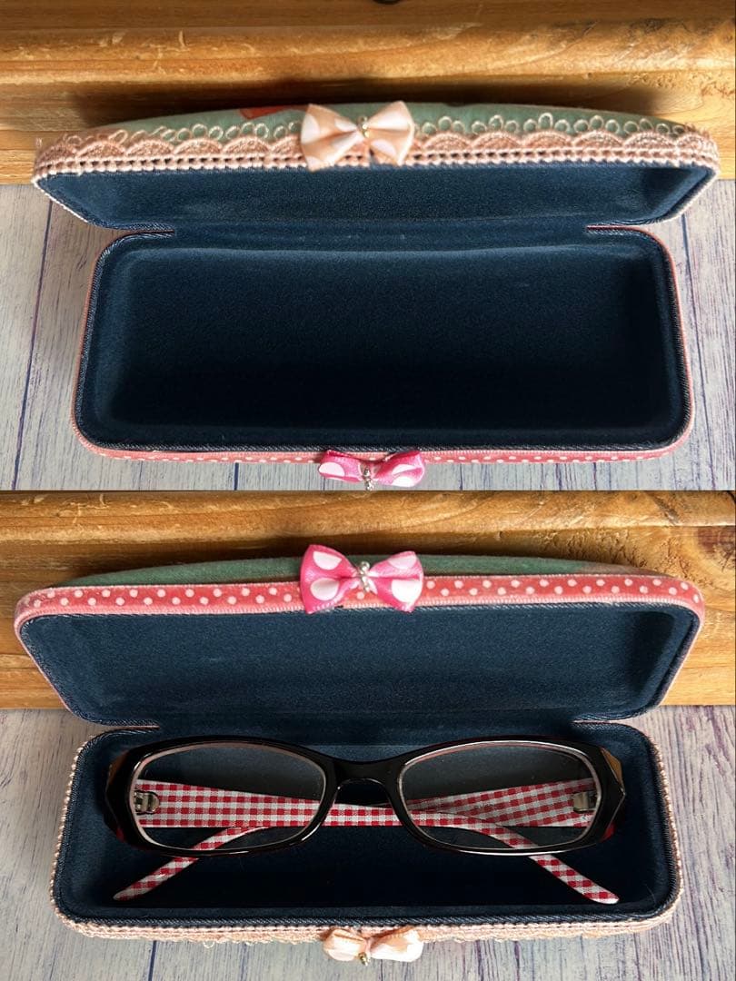 ハンドメイド　猫ちゃんパネル　メガネケース❣️