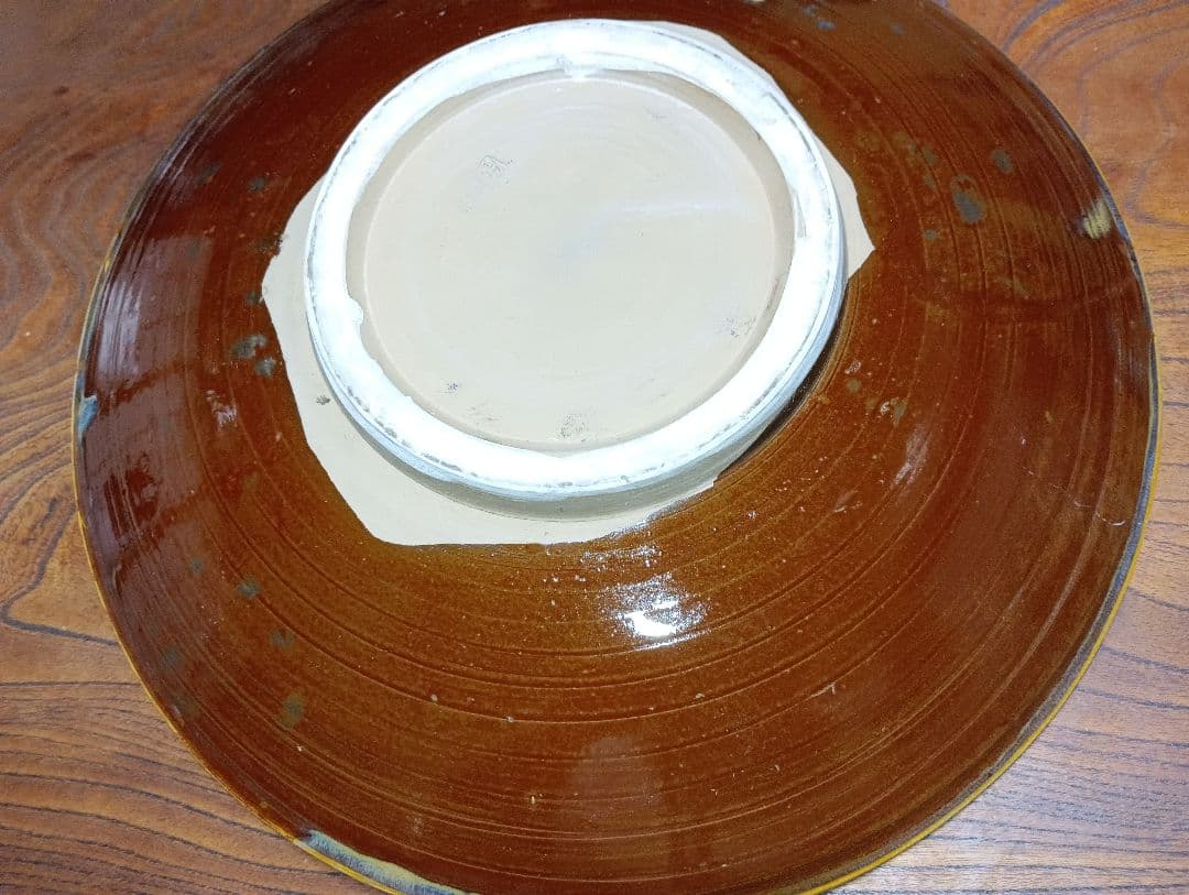 径39.8cm！大皿！重要無形文化財！小鹿田焼(大分県小鹿田焼の里)