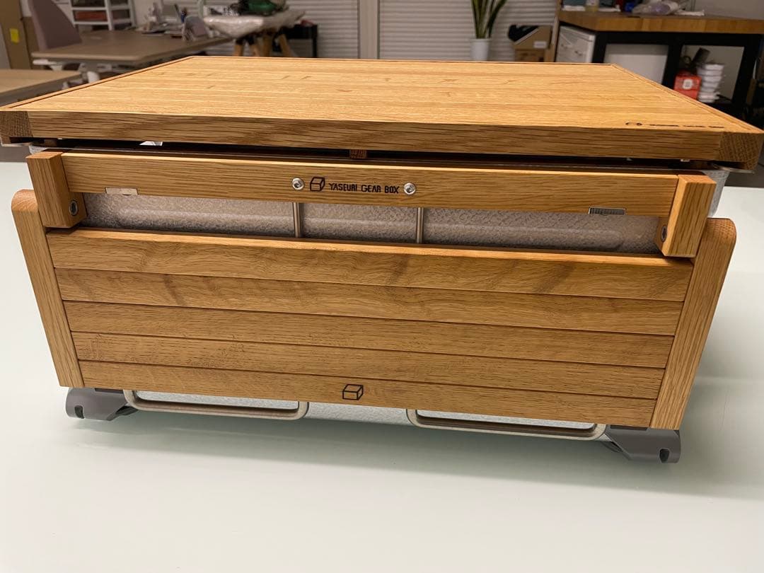 yaseuri gear box スノーピークシェルフコン25 スライドテーブル