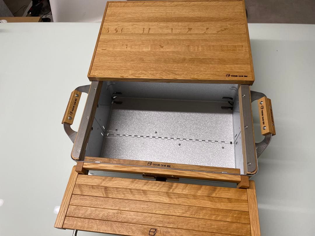 yaseuri gear box スノーピークシェルフコン25 スライドテーブル