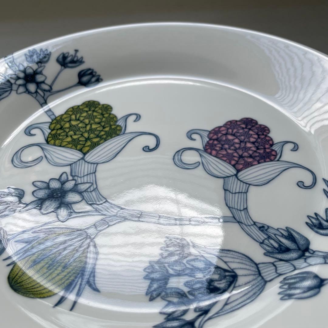 再出品 ①ARABIA アラビア ルノ スプリングドロップ プレート 26cm