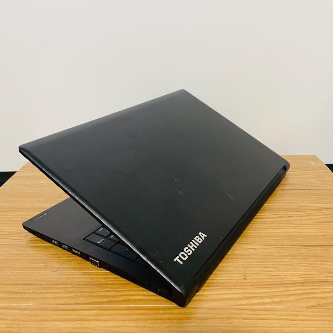 薄型i5東芝ブラックSSDノートパソコンWindows11 オフィスDVD①